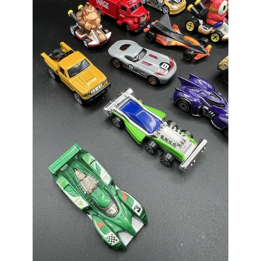 Hot Wheels Matchbox Others Lot Of 21 Cars New Old Mario Pixar Coca Cola Mickey